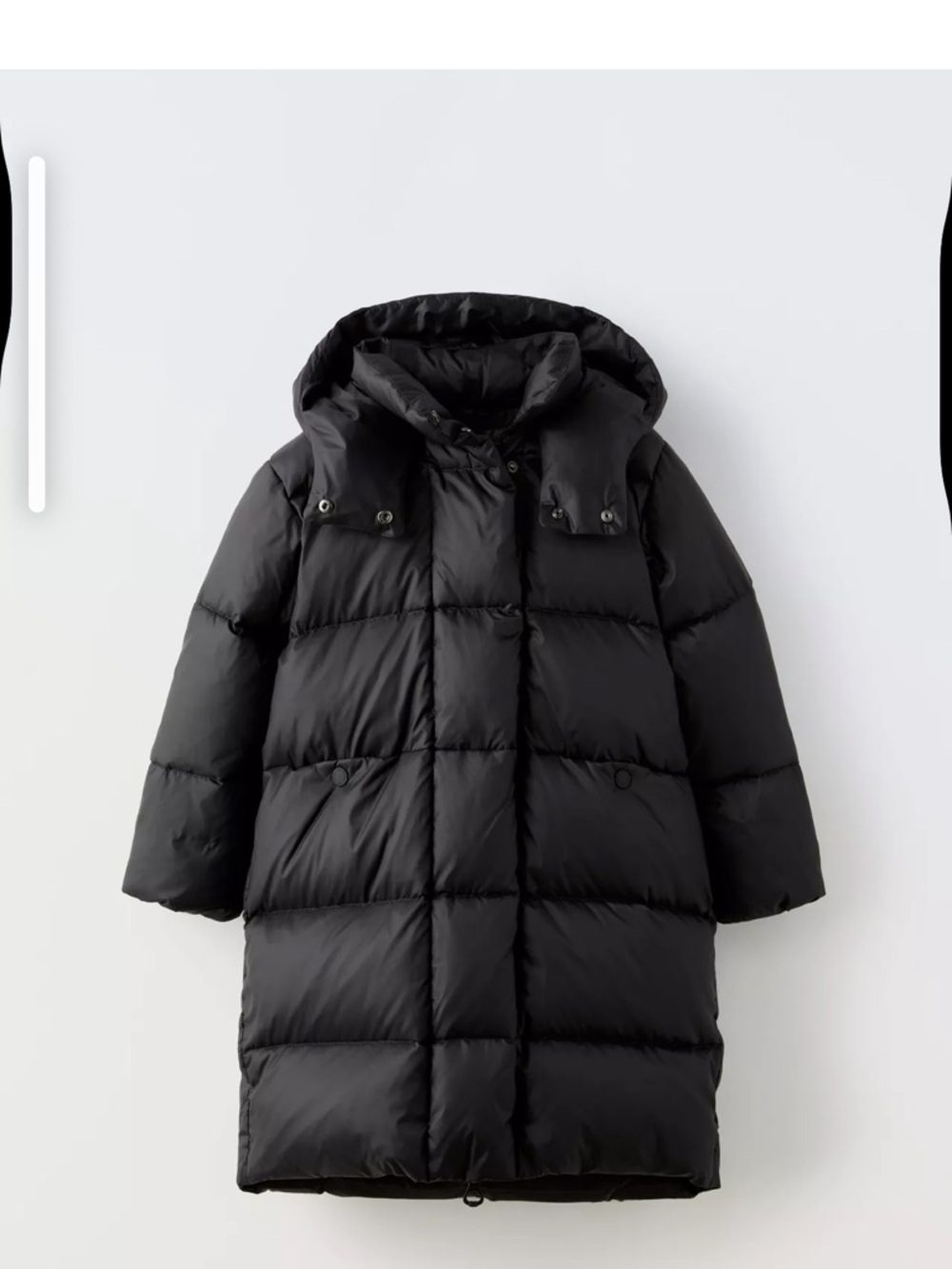 Extra longdown puffer jacket